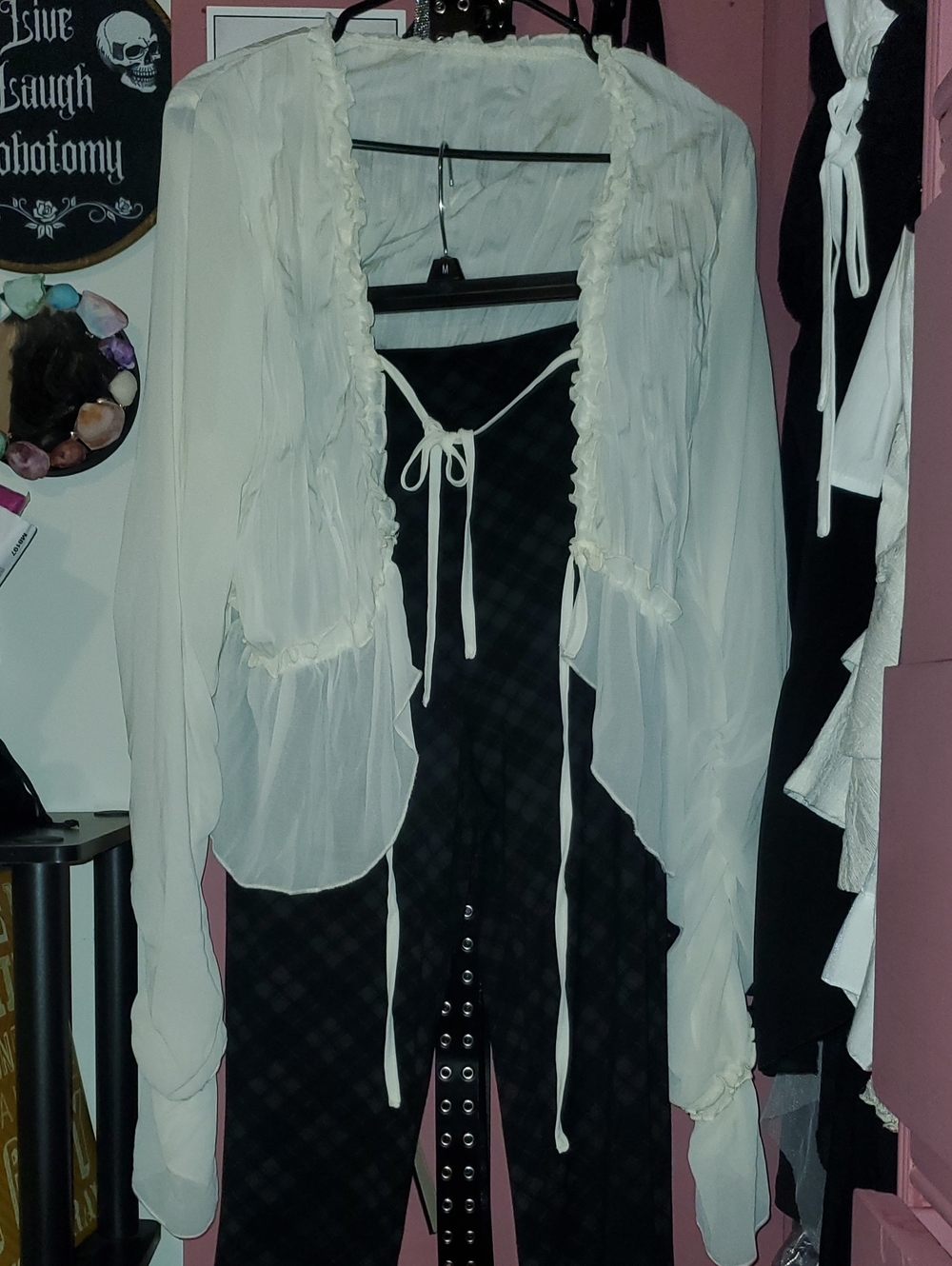 Sheer Overlay Top